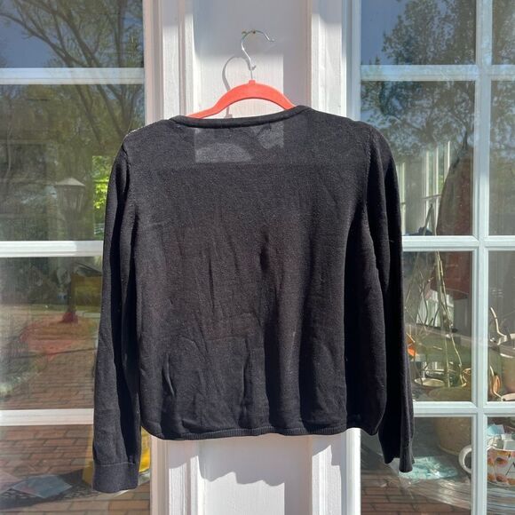 Anthropologie Knitted and Knotted Sequin Bauble Cardigan - Picture 6 of 7